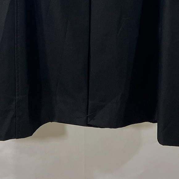 ELLEN TRACY 3 Button Black Rain Trench Coat Excellent Condition Size: S/P - Picture 7 of 7